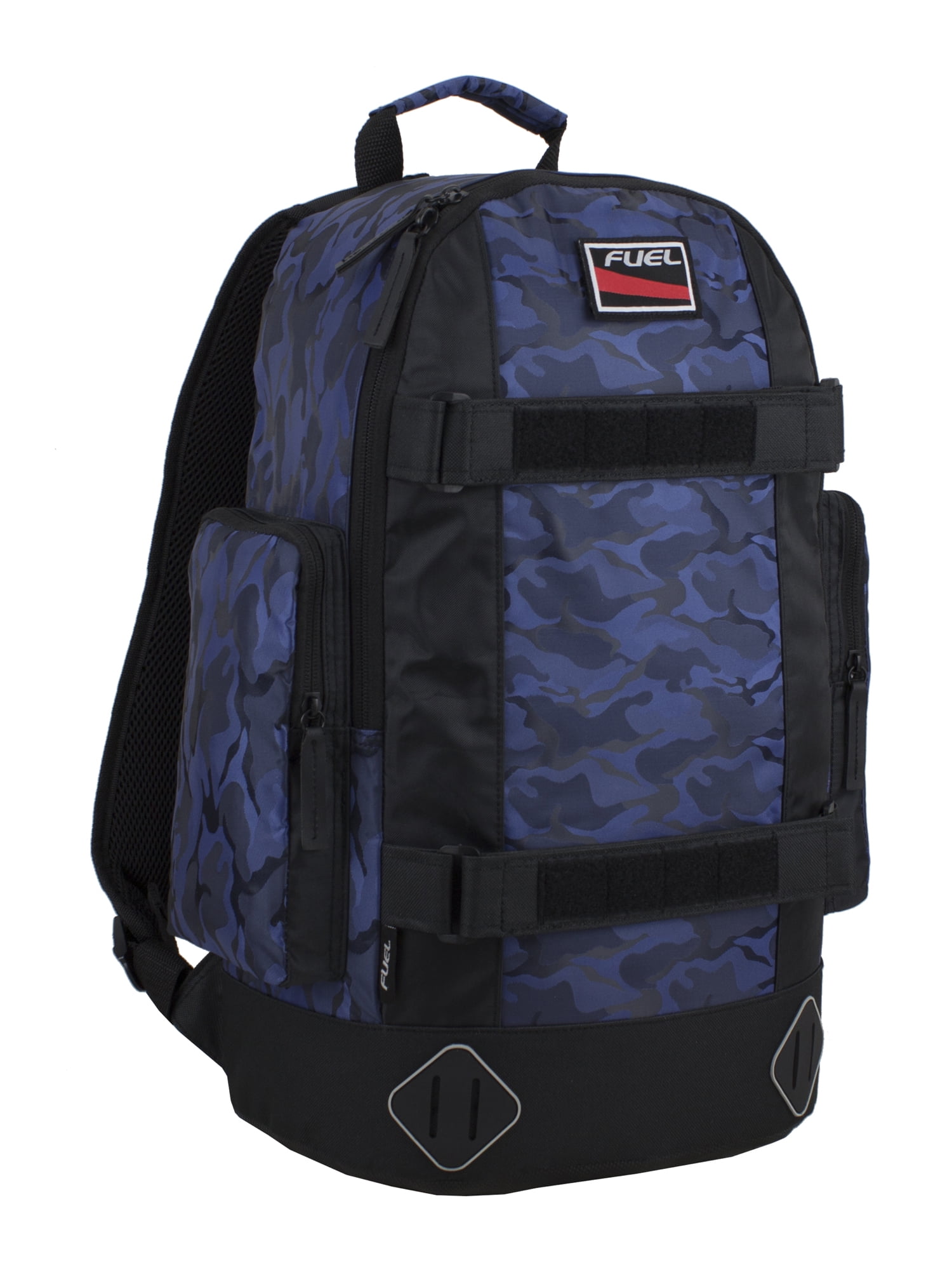 Fuel Unisex Pro Skater Blue Backpack with Adjustable Dual Straps