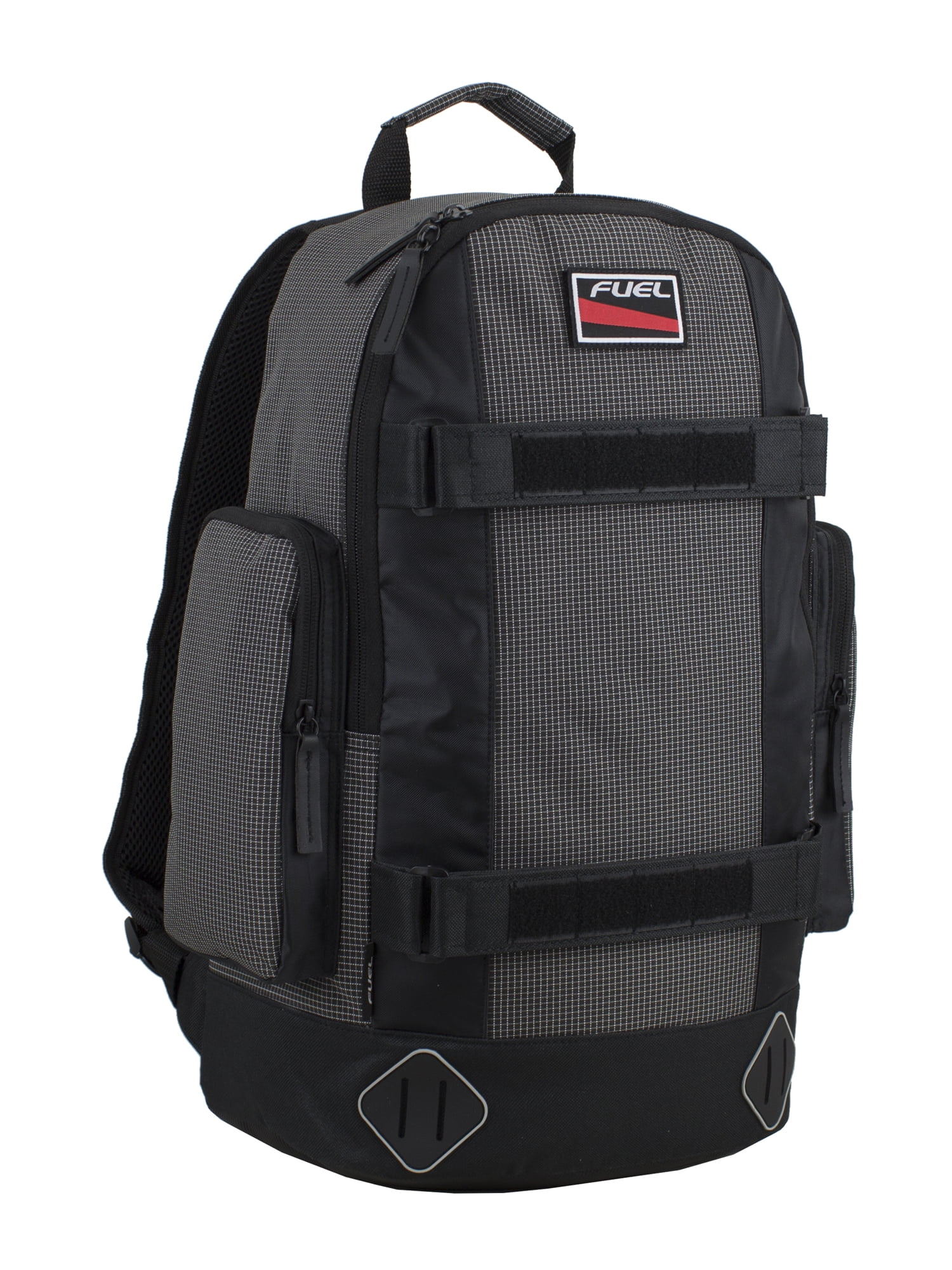 Fuel Unisex Pro Skater Backpack with Adjustable Dual Straps, Gray