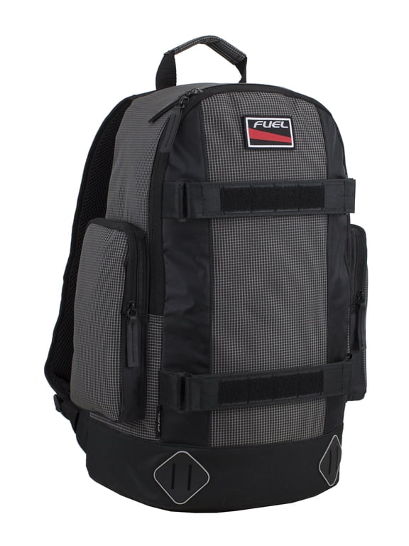 Unisex Pro Skater Backpack with Adjustable Dual Straps, Gray