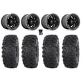 thumbnail image 1 of Fuel Unit 15" Wheels Black 32" Roctane T4 Tires Kawasaki Teryx Mule, 1 of 4