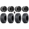 thumbnail image 1 of Fuel Unit 15" Wheels Black 32" Terra Hook Tires Sportsman RZR Ranger, 1 of 4