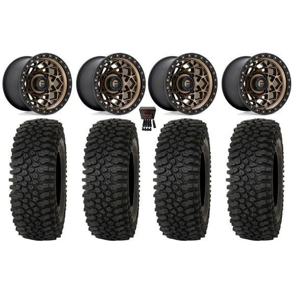 Fuel Unit 15" Wheels Bronze 32" Roctane STX Tires Sportsman RZR Ranger