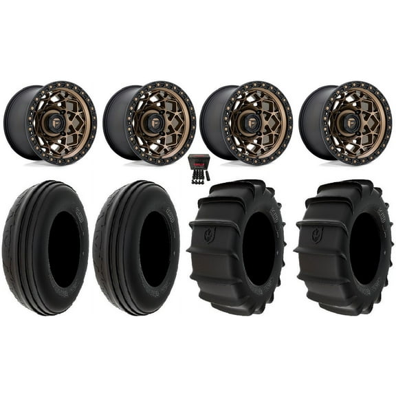 Fuel Unit 15" Wheels Bronze 32" Sand Tires Can-Am Commander Maverick Renegade Outlander Defender