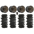 thumbnail image 1 of Fuel Unit 15" Wheels Bronze 33" Outlaw Max Tires Sportsman RZR Ranger, 1 of 4