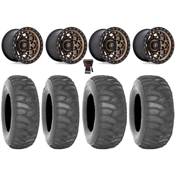 Fuel Unit 15" Wheels Bronze 35" SS360 Tires Can-Am Commander Maverick Renegade Outlander Defender