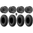 thumbnail image 1 of Fuel Unit 15" Wheels Gunmetal 28" MotoRally Tires Can-Am Maverick X3 / Honda Pioneer 1000 / Talon, 1 of 4