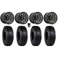 thumbnail image 1 of Fuel Unit 15" Wheels Gunmetal 30" Intersect Tires Sportsman RZR Ranger, 1 of 4