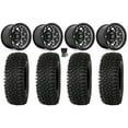 thumbnail image 1 of Fuel Unit 15" Wheels Gunmetal 37" Roctane STX Tires Kawasaki Teryx Mule, 1 of 4