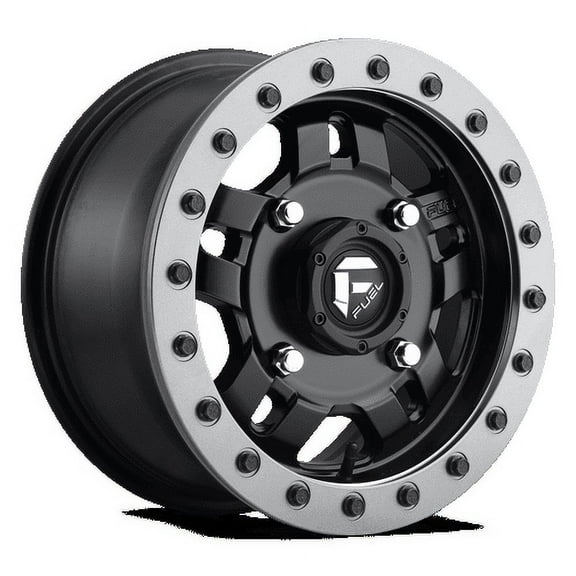 Fuel Utv D917 Anza Bl - Off Road Only 14X7 4X137 38Et 132Cb Matte Black Wheel