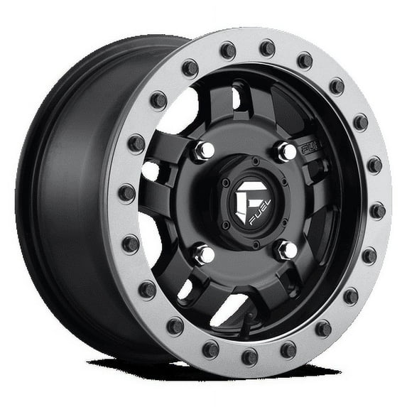 Fuel Utv D917 Anza Bl - Off Road Only 15X7 4X137 38Et 132Cb Matte Black Wheel