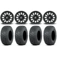 thumbnail image 1 of Fuel Vector 14" Wheels Black 28" Terra Hook Tires Polaris RZR XP 1000 / PRO XP / Ranger XP 900/1000, 1 of 4
