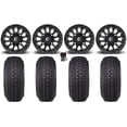 thumbnail image 1 of Fuel Vector 14" Wheels Black 30" Regulator 2 Tires Kawasaki Teryx Mule, 1 of 4