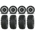 thumbnail image 1 of Fuel Vector 14" Wheels Black 32" Roctane T4 Tires Can-Am Commander Maverick Renegade Outlander Defender, 1 of 4