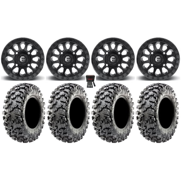 Fuel Vector 14" Wheels MB 30" Carnivore R/T Tires Sportsman RZR Ranger