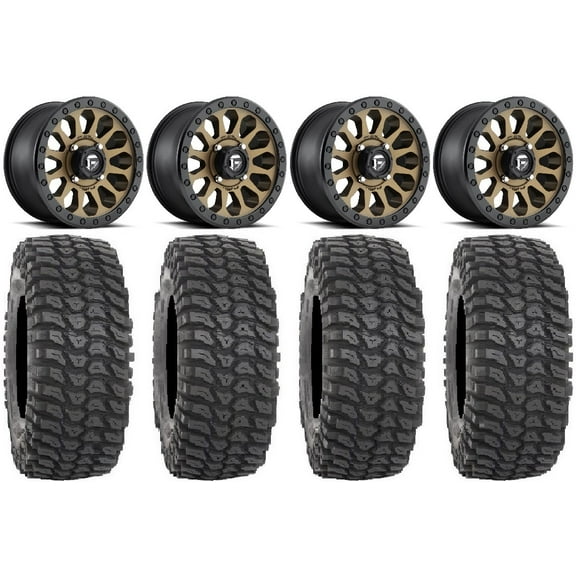Fuel Vector BR 15" Wheels 32" XCR350 Tires Can-Am Commander Maverick Renegade Outlander Defender