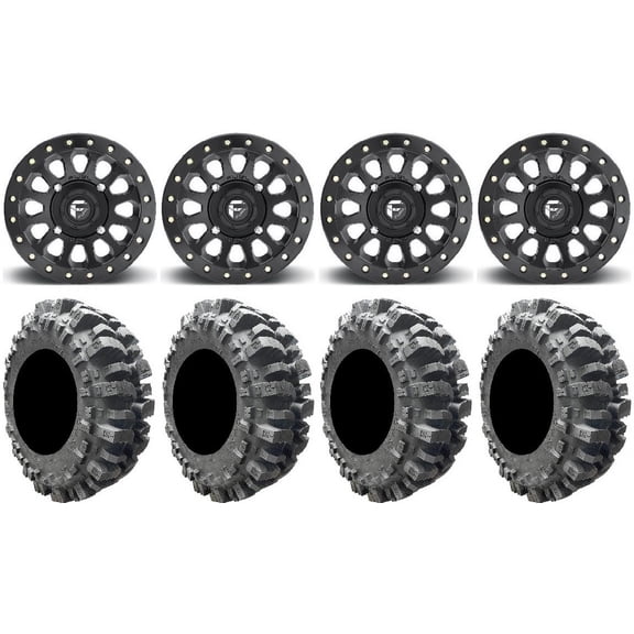 Fuel Vector Beadlock 15" Wheels 30" Bogger Tires Sportsman RZR Ranger
