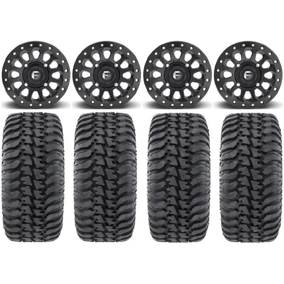 Fuel Vector Beadlock 15" Wheels 30" Regulator Tires Kawasaki Teryx Mule