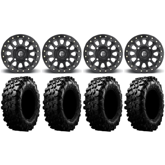 Fuel Vector Beadlock 15" Wheels 31" Carnivore Tires Can-Am Maverick X3 / Honda Pioneer 1000 / Talon