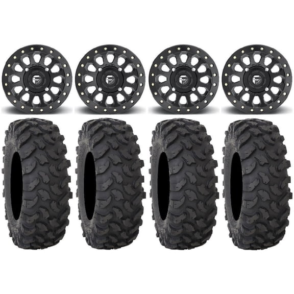 Fuel Vector Beadlock 15" Wheels 33" XTR370 Tires Can-Am Maverick X3 / Honda Pioneer 1000 / Talon