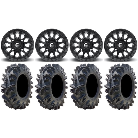 Fuel Vector MB 14" Wheels 26.5" Terminator Tires Sportsman RZR Ranger