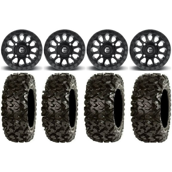 Fuel Vector MB 14" Wheels 26" Rip Saw Tires Polaris RZR XP 1000 / PRO XP / Ranger XP 900/1000
