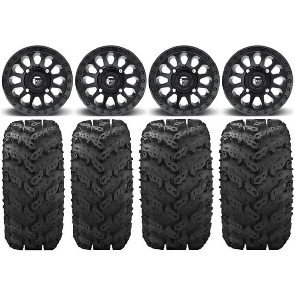 Fuel Vector MB 14" Wheels 27" Reptile Tires Polaris RZR XP 1000 / PRO XP / Ranger XP 900/1000