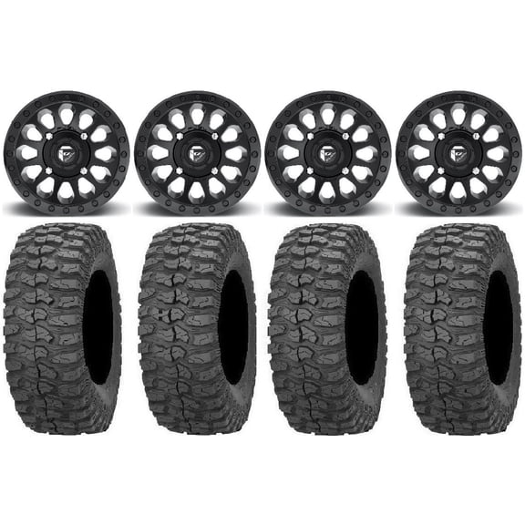 Fuel Vector MB 14" Wheels 28" Rock-A-Billy Tires Sportsman RZR Ranger
