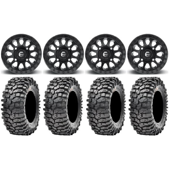 Fuel Vector MB 14" Wheels 30" Roxxzilla 396 Tires Polaris RZR XP 1000 / PRO XP / Ranger XP 900/1000