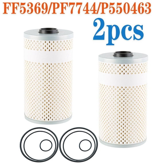 Fuel Water Separator 2-Pack For Cummins International Kenworth Peterbilt Sterling Volvo, Replaces FF5369 FF5315 PF7680 BIG A 95651 L3578FN, Hard Shell Design, 2-Pack
