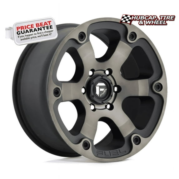 Fuel Wheel D564 17X9 5X5.5 MT-BLK-DDT -12MM