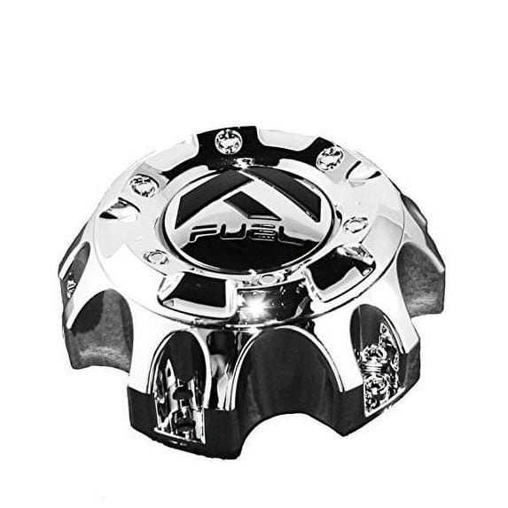 Fuel Wheels 6 Lug Custom Center Cap Chrome (Set of 2) # 1001-58 1001-65 Cap M-447 ST-MQ804-150