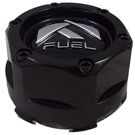 Fuel Wheels Gloss Black Wheel Center Caps Set of 2# 1003-48b