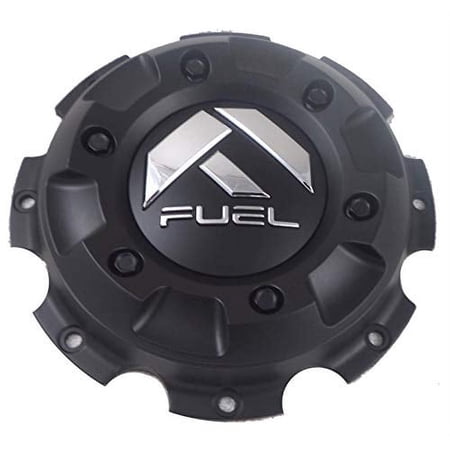 Fuel Wheels Matte Black Custom Wheel Center Cap Qty 1 with Screws # 1003-37MB