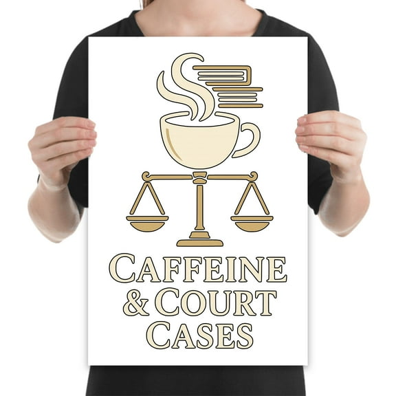 Law Office Decor - Attorney Office Wall Art - 13x19 Poster Print - Legal Theme