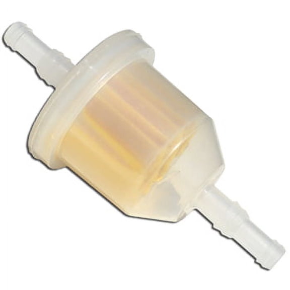 Fuel filter with barbs fits 1/4" & 5/16" line