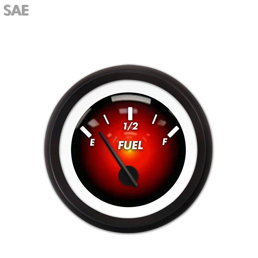 Fuel level Ga. Pulsar Rd, Black Mod Needles, Black Trim Rings Style