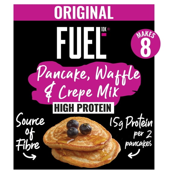 Fuel10K High Protein Pancake, Waffle & Crepe Mix - Original 200g, Imported from Britain