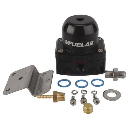Fuelab 51504-1 Universal Black Carbureted Adjustable Fuel Pressure Regulator