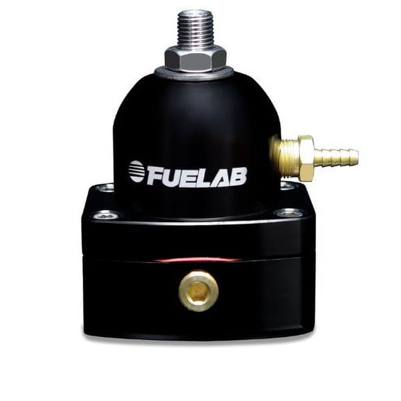 Fuelab 52501-1 Universal Black In-Line EFI Adjustable Fuel Pressure Regulator