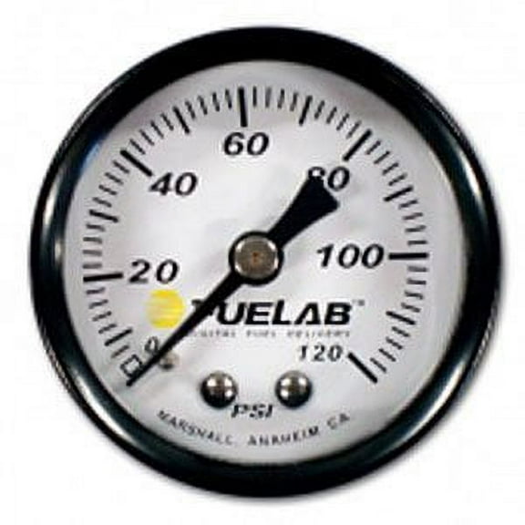 Fuelab 71501 1.5" 0-120 Psi EFI Fuel Pressure Gauge