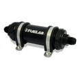 thumbnail image 1 of Fuelab 828 In-Line Fuel Filter Long -8AN In/Out 6 Micron Fiberglass - Black, 1 of 5