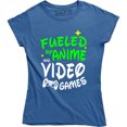 thumbnail image 1 of Fueled By Anime And Video Games Funny Pro Nerd Gaming Gift Tee Shirt, 1 of 4