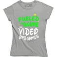 thumbnail image 1 of Fueled By Anime And Video Games Funny Pro Nerd Gaming Gift Tee Shirt, 1 of 4