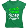 thumbnail image 1 of Fueled By Anime And Video Games Funny Pro Nerd Gaming Gift Tee Shirt, 1 of 4