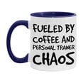 thumbnail image 1 of Fueled By Coffee And Personal Trainer Chaos Mug - 11Oz Or 15Oz, 1 of 8
