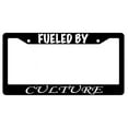 thumbnail image 1 of Fueled By Culture Black Plastic Plastic License Plate Frame, 1 of 1