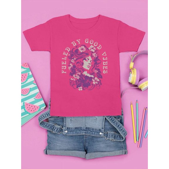 Fueled By Good Vibes Tee T-shirt Youth's -SelectDesign Designs