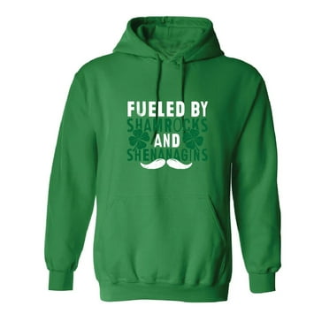 Fueled By Sha**ocks Best Gift Sharmock Saint Paddy St. Particks Day Men's Hoodies