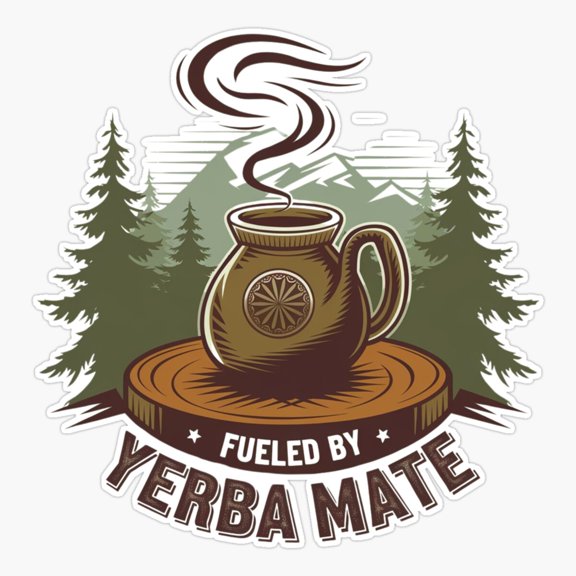 Fueled By Yerba Mate Sticker