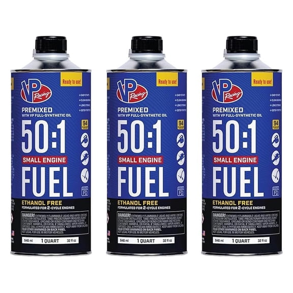 Fuels 6235 SEF 50:1 Premixed 2-Cycle Small Engine Fuel, Quart (3 Pack)